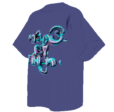 "LOGO TEE" - NAVY *SHIPPING STARTS FROM 15/04/24*