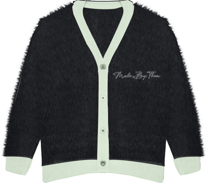 MOHAIR "MADE BY THEM" CARDIGAN