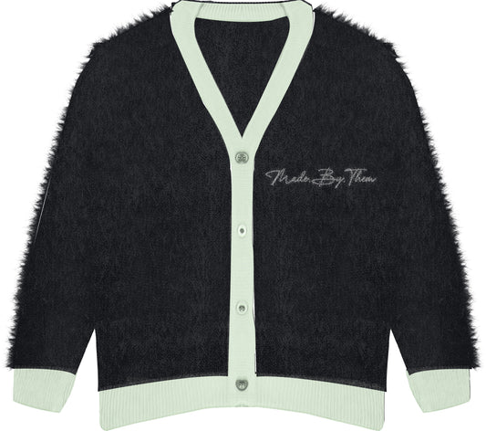 MOHAIR "MADE BY THEM" CARDIGAN